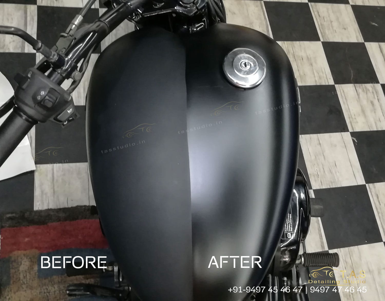 nano coating, matte finish, harley davidson, 50-50 nano coating, matte finish, harley davidson, 50-50