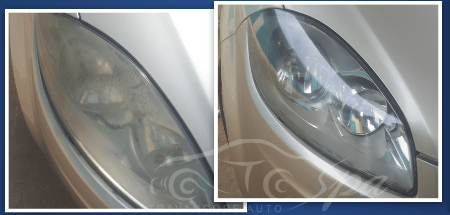 Headlight restoration, Fiat Linea Headlight restoration, Fiat Linea