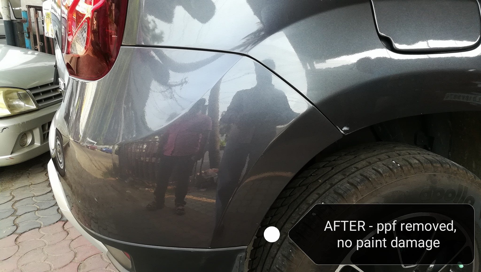 PPF Bumper scratch protection