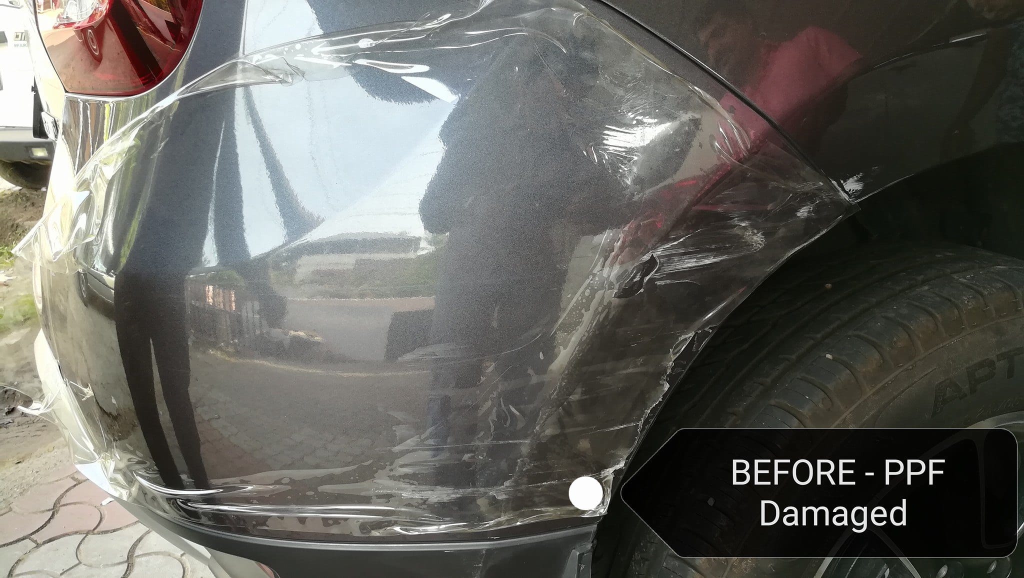 PPF Bumper scratch protection