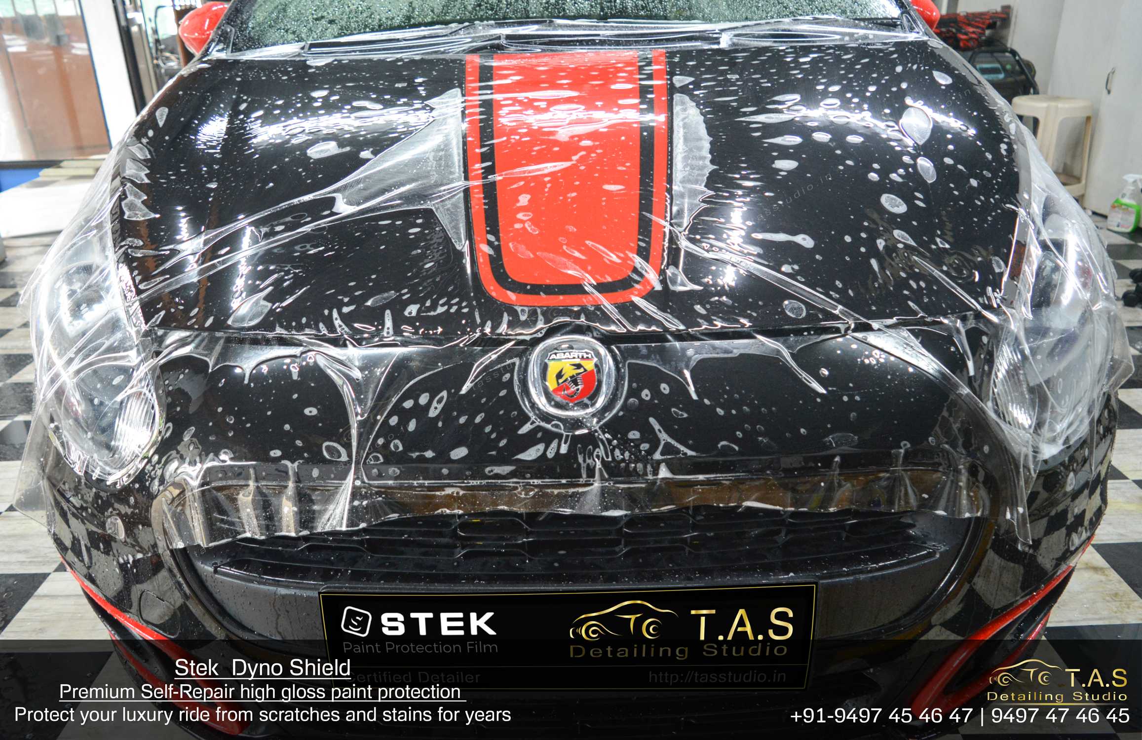 Fiat Punto Abarth, PPF at TAS, Travancore Auto Spa, Detailing Studio