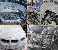 Snow foam wash at TAS