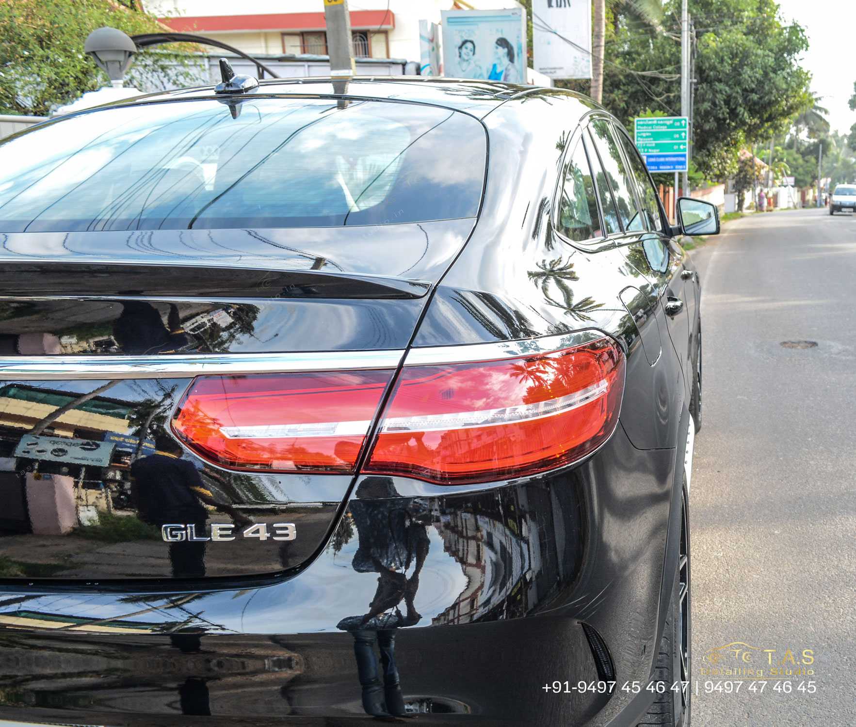 Benz GLE PPF, Completed at TAS, Travancore Auto Spa, Detailing Studio