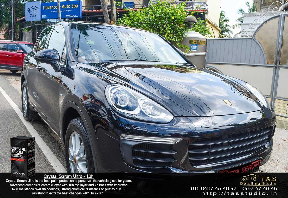 Porsche Cayenne Crystal Serum Ultra Travancore Auto Spa