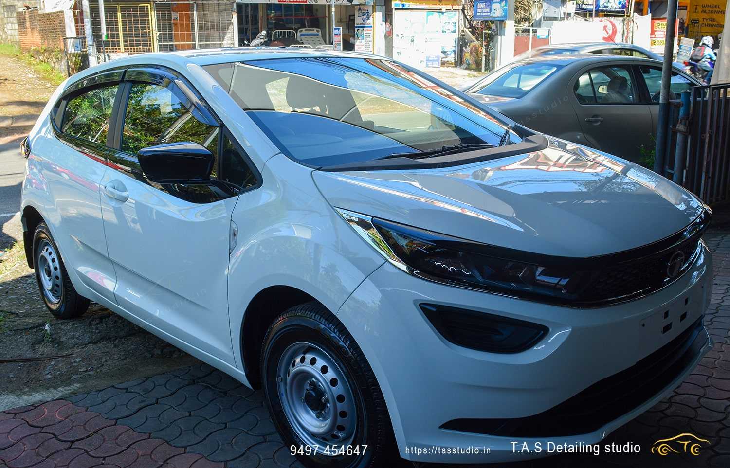 TATA Tiago Ceramic coating @ TAS TATA Tiago Ceramic coating @ TAS