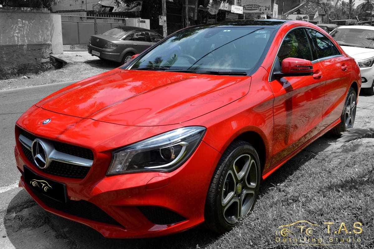 Benz GLE Ceramic coating at Travancore auto spa, TAS