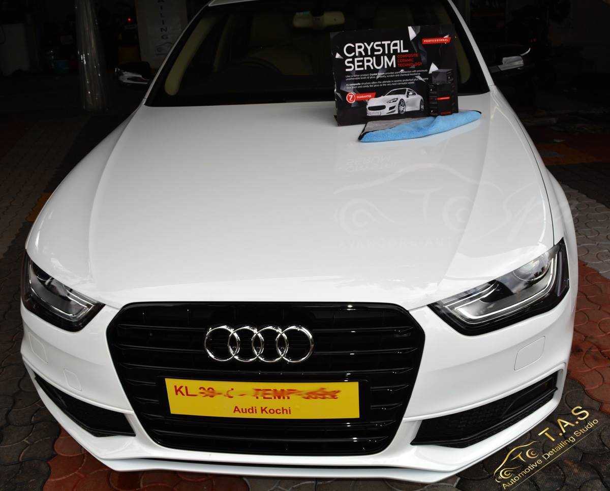 Audi Crystal Serum at Travancore auto spa, TAS