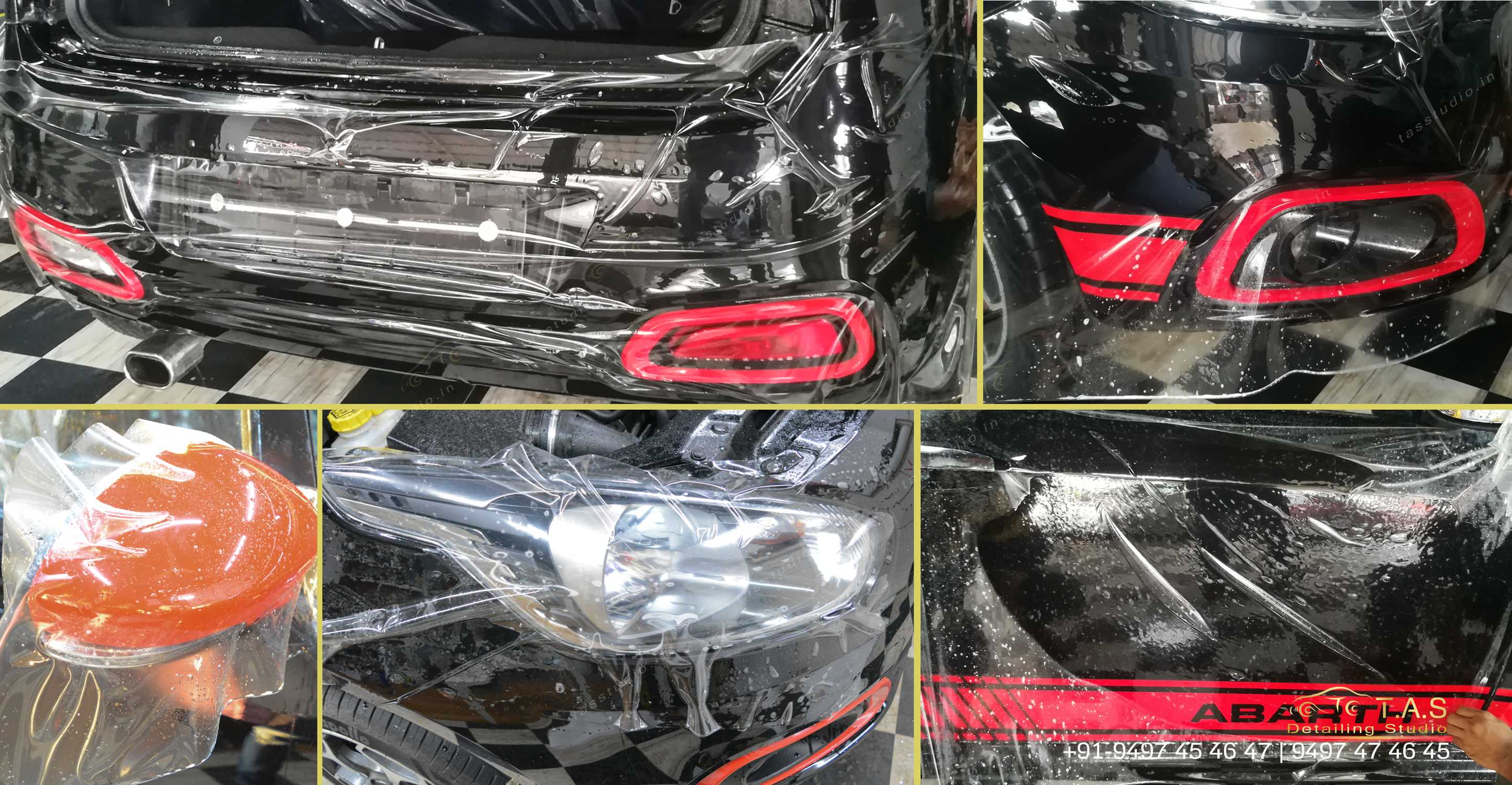 Fiat Punto Abarth, PPF at TAS, Travancore Auto Spa, Detailing Studio