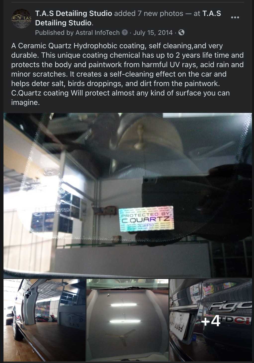 Launch CarPro CQuartz - July 2014