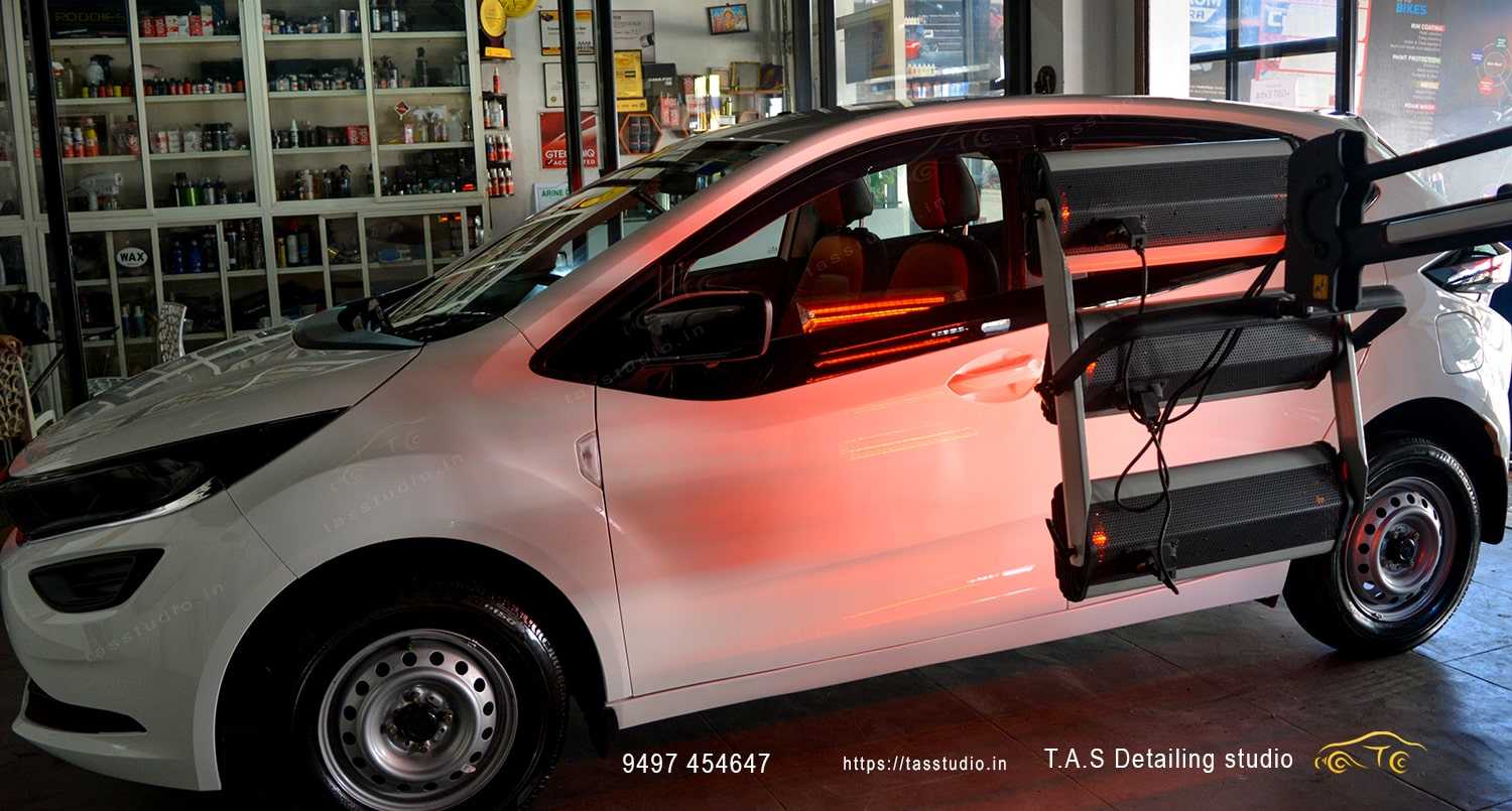 TATA Tiago Ceramic coating @ TAS TATA Tiago Ceramic coating @ TAS