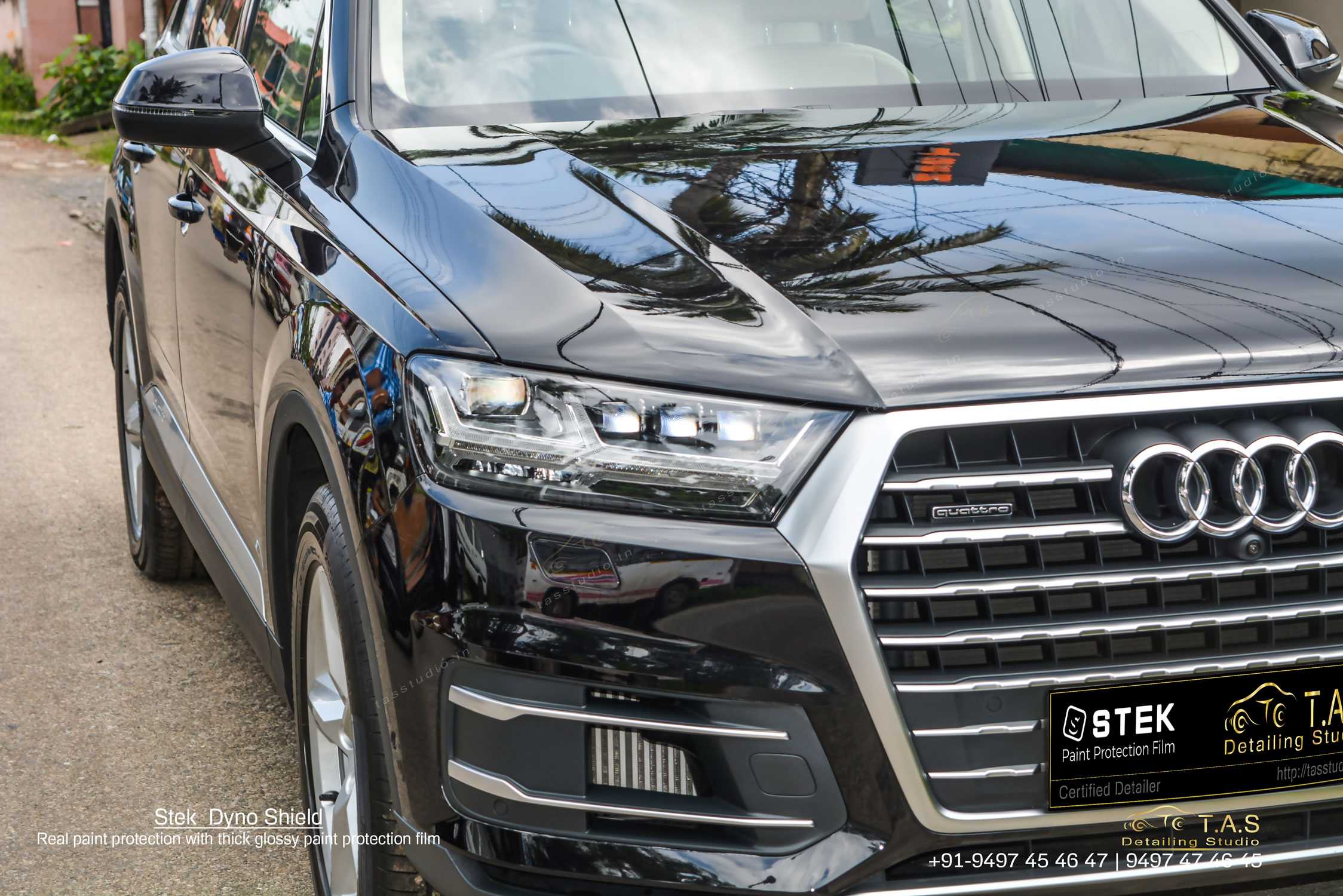 Audi Paint protection film, TAS, Travancore Auto Spa, Detailing Studio